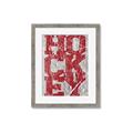 Picture of Hockey Red _GroupedProduct_Rectangle_Portrait_Mini_ _GroupedProduct_Rectangle_Portrait_Framed_Matted_