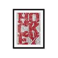 Picture of Hockey Red _GroupedProduct_Rectangle_Portrait_Mini_ _GroupedProduct_Rectangle_Portrait_Framed_Matted_