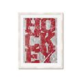 Picture of Hockey Red _GroupedProduct_Rectangle_Portrait_Mini_ _GroupedProduct_Rectangle_Portrait_Framed_Matted_
