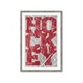 Picture of Hockey Red _GroupedProduct_Rectangle_Portrait_Mini_ _GroupedProduct_Rectangle_Portrait_Framed_Matted_