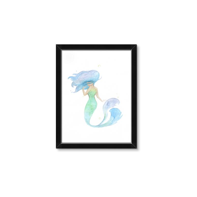 Picture of Mermaid Ana _GroupedProduct_Rectangle_Portrait_Mini_ _GroupedProduct_Rectangle_Portrait_Framed_Matted_