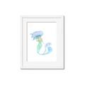 Picture of Mermaid Ana _GroupedProduct_Rectangle_Portrait_Mini_ _GroupedProduct_Rectangle_Portrait_Framed_Matted_