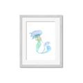 Picture of Mermaid Ana _GroupedProduct_Rectangle_Portrait_Mini_ _GroupedProduct_Rectangle_Portrait_Framed_Matted_