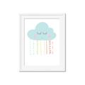 Picture of Blue Cloud _GroupedProduct_Rectangle_Portrait_Mini_ _GroupedProduct_Rectangle_Portrait_Framed_Matted_