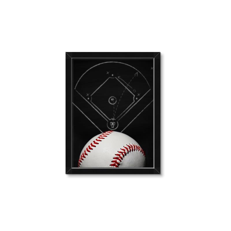 Picture of Baseball Game Plan _GroupedProduct_Rectangle_Portrait_Mini_ _GroupedProduct_Rectangle_Portrait_Framed_Matted_
