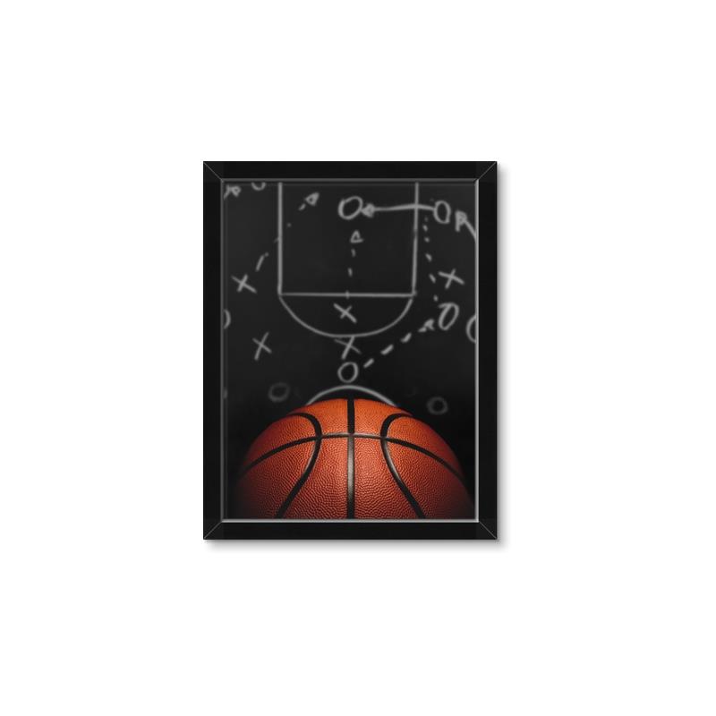 Picture of Basketball Game Plan _GroupedProduct_Rectangle_Portrait_Mini_ _GroupedProduct_Rectangle_Portrait_Framed_Matted_