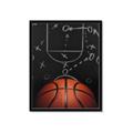 Picture of Basketball Game Plan _GroupedProduct_Rectangle_Portrait_Mini_ _GroupedProduct_Rectangle_Portrait_Framed_Matted_