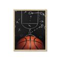 Picture of Basketball Game Plan _GroupedProduct_Rectangle_Portrait_Mini_ _GroupedProduct_Rectangle_Portrait_Framed_Matted_