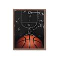Picture of Basketball Game Plan _GroupedProduct_Rectangle_Portrait_Mini_ _GroupedProduct_Rectangle_Portrait_Framed_Matted_