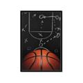 Picture of Basketball Game Plan _GroupedProduct_Rectangle_Portrait_Mini_ _GroupedProduct_Rectangle_Portrait_Framed_Matted_