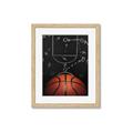 Picture of Basketball Game Plan _GroupedProduct_Rectangle_Portrait_Mini_ _GroupedProduct_Rectangle_Portrait_Framed_Matted_