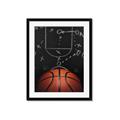 Picture of Basketball Game Plan _GroupedProduct_Rectangle_Portrait_Mini_ _GroupedProduct_Rectangle_Portrait_Framed_Matted_