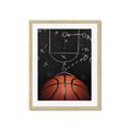Picture of Basketball Game Plan _GroupedProduct_Rectangle_Portrait_Mini_ _GroupedProduct_Rectangle_Portrait_Framed_Matted_