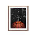 Picture of Basketball Game Plan _GroupedProduct_Rectangle_Portrait_Mini_ _GroupedProduct_Rectangle_Portrait_Framed_Matted_