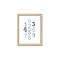 Picture of Mint Numbers _GroupedProduct_Rectangle_Portrait_Mini_ _GroupedProduct_Rectangle_Portrait_Framed_Matted_