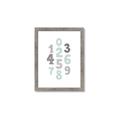 Picture of Mint Numbers _GroupedProduct_Rectangle_Portrait_Mini_ _GroupedProduct_Rectangle_Portrait_Framed_Matted_