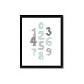 Picture of Mint Numbers _GroupedProduct_Rectangle_Portrait_Mini_ _GroupedProduct_Rectangle_Portrait_Framed_Matted_
