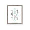 Picture of Mint Numbers _GroupedProduct_Rectangle_Portrait_Mini_ _GroupedProduct_Rectangle_Portrait_Framed_Matted_