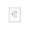 Picture of Mint Numbers _GroupedProduct_Rectangle_Portrait_Mini_ _GroupedProduct_Rectangle_Portrait_Framed_Matted_