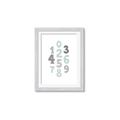 Picture of Mint Numbers _GroupedProduct_Rectangle_Portrait_Mini_ _GroupedProduct_Rectangle_Portrait_Framed_Matted_