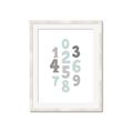 Picture of Mint Numbers _GroupedProduct_Rectangle_Portrait_Mini_ _GroupedProduct_Rectangle_Portrait_Framed_Matted_