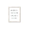 Picture of Mint Alphabet I _GroupedProduct_Rectangle_Portrait_Mini_ _GroupedProduct_Rectangle_Portrait_Framed_Matted_
