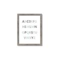 Picture of Mint Alphabet I _GroupedProduct_Rectangle_Portrait_Mini_ _GroupedProduct_Rectangle_Portrait_Framed_Matted_