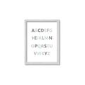 Picture of Mint Alphabet I _GroupedProduct_Rectangle_Portrait_Mini_ _GroupedProduct_Rectangle_Portrait_Framed_Matted_