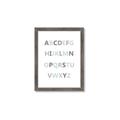 Picture of Mint Alphabet I _GroupedProduct_Rectangle_Portrait_Mini_ _GroupedProduct_Rectangle_Portrait_Framed_Matted_