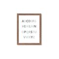 Picture of Mint Alphabet I _GroupedProduct_Rectangle_Portrait_Mini_ _GroupedProduct_Rectangle_Portrait_Framed_Matted_