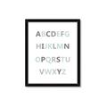 Picture of Mint Alphabet I _GroupedProduct_Rectangle_Portrait_Mini_ _GroupedProduct_Rectangle_Portrait_Framed_Matted_