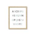 Picture of Mint Alphabet I _GroupedProduct_Rectangle_Portrait_Mini_ _GroupedProduct_Rectangle_Portrait_Framed_Matted_