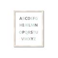 Picture of Mint Alphabet I _GroupedProduct_Rectangle_Portrait_Mini_ _GroupedProduct_Rectangle_Portrait_Framed_Matted_