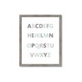Picture of Mint Alphabet I _GroupedProduct_Rectangle_Portrait_Mini_ _GroupedProduct_Rectangle_Portrait_Framed_Matted_