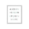 Picture of Mint Alphabet I _GroupedProduct_Rectangle_Portrait_Mini_ _GroupedProduct_Rectangle_Portrait_Framed_Matted_