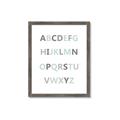 Picture of Mint Alphabet I _GroupedProduct_Rectangle_Portrait_Mini_ _GroupedProduct_Rectangle_Portrait_Framed_Matted_