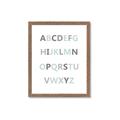 Picture of Mint Alphabet I _GroupedProduct_Rectangle_Portrait_Mini_ _GroupedProduct_Rectangle_Portrait_Framed_Matted_