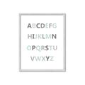 Picture of Mint Alphabet I _GroupedProduct_Rectangle_Portrait_Mini_ _GroupedProduct_Rectangle_Portrait_Framed_Matted_