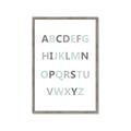 Picture of Mint Alphabet I _GroupedProduct_Rectangle_Portrait_Mini_ _GroupedProduct_Rectangle_Portrait_Framed_Matted_