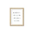Picture of Mint Alphabet I _GroupedProduct_Rectangle_Portrait_Mini_ _GroupedProduct_Rectangle_Portrait_Framed_Matted_