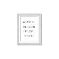Picture of Mint Alphabet I _GroupedProduct_Rectangle_Portrait_Mini_ _GroupedProduct_Rectangle_Portrait_Framed_Matted_