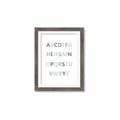 Picture of Mint Alphabet I _GroupedProduct_Rectangle_Portrait_Mini_ _GroupedProduct_Rectangle_Portrait_Framed_Matted_