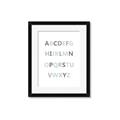 Picture of Mint Alphabet I _GroupedProduct_Rectangle_Portrait_Mini_ _GroupedProduct_Rectangle_Portrait_Framed_Matted_