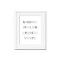 Picture of Mint Alphabet I _GroupedProduct_Rectangle_Portrait_Mini_ _GroupedProduct_Rectangle_Portrait_Framed_Matted_