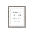 Picture of Mint Alphabet I _GroupedProduct_Rectangle_Portrait_Mini_ _GroupedProduct_Rectangle_Portrait_Framed_Matted_