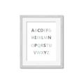 Picture of Mint Alphabet I _GroupedProduct_Rectangle_Portrait_Mini_ _GroupedProduct_Rectangle_Portrait_Framed_Matted_