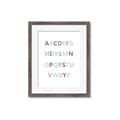 Picture of Mint Alphabet I _GroupedProduct_Rectangle_Portrait_Mini_ _GroupedProduct_Rectangle_Portrait_Framed_Matted_