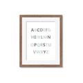 Picture of Mint Alphabet I _GroupedProduct_Rectangle_Portrait_Mini_ _GroupedProduct_Rectangle_Portrait_Framed_Matted_