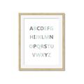 Picture of Mint Alphabet I _GroupedProduct_Rectangle_Portrait_Mini_ _GroupedProduct_Rectangle_Portrait_Framed_Matted_