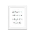 Picture of Mint Alphabet I _GroupedProduct_Rectangle_Portrait_Mini_ _GroupedProduct_Rectangle_Portrait_Framed_Matted_